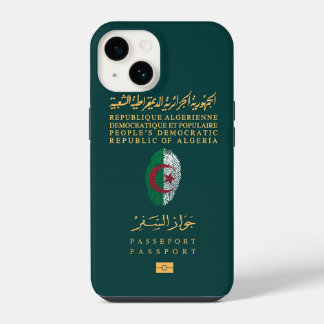 Algerien Reisepass Print Souvenir iPhone 14 Hülle