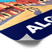 Algerien Reiseplakat Poster (Ecke)