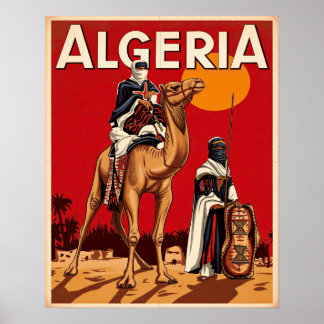 Algerien-Reiseplakat Poster