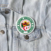 Algerien-RundEmblem Button (Beispiel)