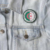 Algerien-RundEmblem Button (Beispiel)