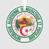 Algerien-RundEmblem Ornament (Rückseite)