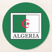 Algerien Runder Pappuntersetzer (Vorderseite)