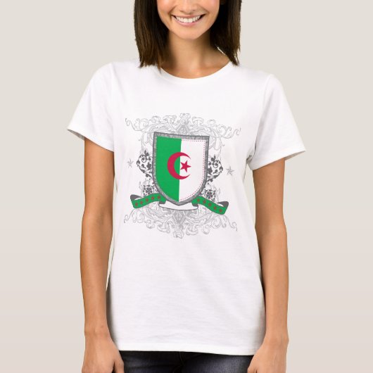 Algerien-Schild T-Shirt (Vorderseite)