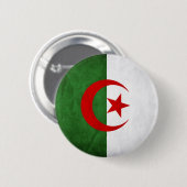 Algerien-Schmutz-Flagge Button (Vorne & Hinten)
