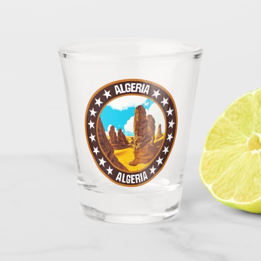 Algerien Schnapsglas (Vorderseite)