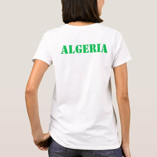 Algerien. T - Shirt für Algerien und Palästina (Rückseite)