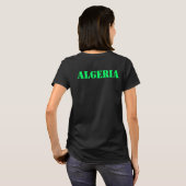 Algerien. T - Shirt für Algerien und Palästina (Schwarz voll)