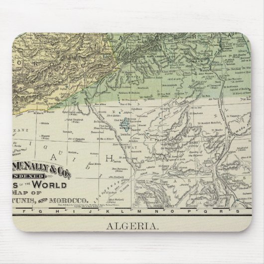 Algerien, Tunis und Marokko Mousepad (Vorne)