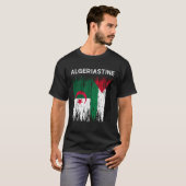 Algerien und Palästina-Fahne Algerien und Palästin T-Shirt (Vorne ganz)