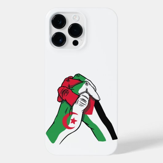 ALGERIEN UND PALÄSTINENHÄNDE iPhone HÜLLE (Rückseite)