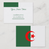 Algerien Visitenkarte (Vorne/Hinten)
