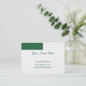 Algerien Visitenkarte (Stehend Vorderseite)