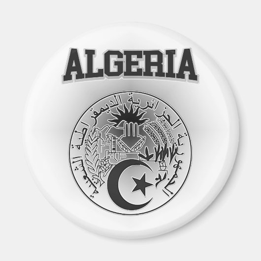 Algerienwappen Magnet (Vorne)