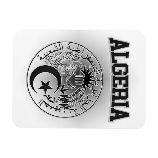 Algerienwappen Magnet (Horizontal)