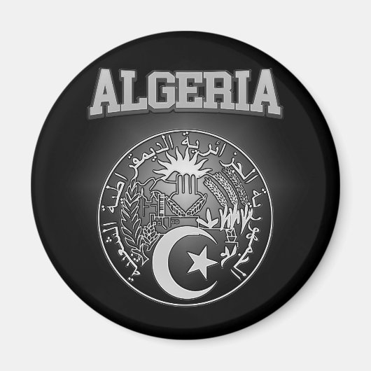Algerienwappen Magnet (Vorne)