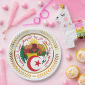 Algerienwappen Pappteller (Party)