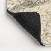 Algerische Atlaskarte Mousepad (Ecke)