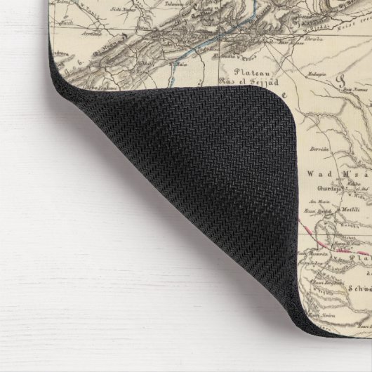 Algerische Atlaskarte Mousepad (Ecke)