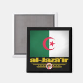 Algerische Flagge 2 Magnet (Vorderseite/Rückseite)