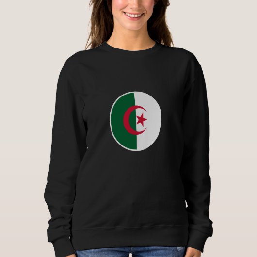 Algerische Flagge Algerien Sweatshirt (Vorderseite)