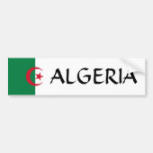 algerische Flagge Autoaufkleber (Vorne)