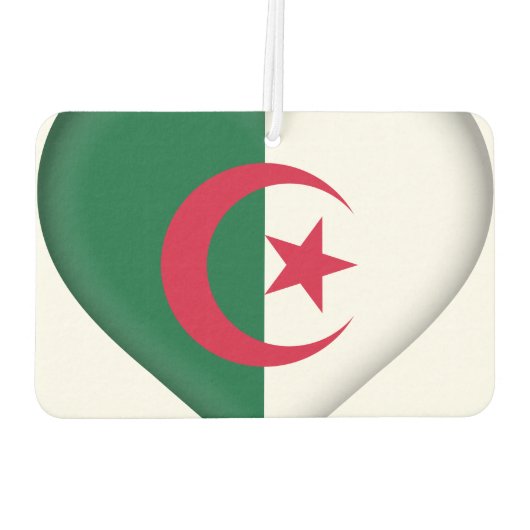 algerische Flagge Autolufterfrischer (Rückseite)