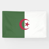 Algerische Flagge Banner (Horizontal)