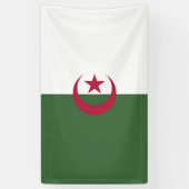 Algerische Flagge Banner (Vertikal)