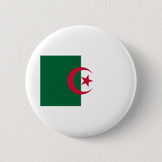 algerische Flagge Button (Vorderseite)