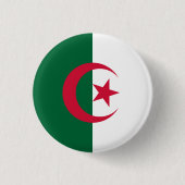 algerische Flagge Button (Vorderseite)