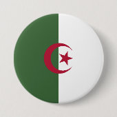 Algerische Flagge Button (Vorderseite)