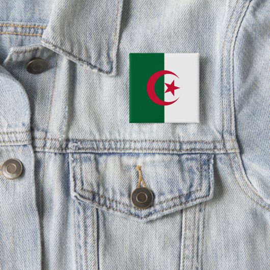 algerische Flagge Button (Beispiel)