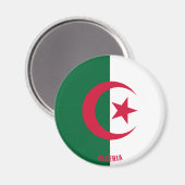 Algerische Flagge Charming Patriotic Magnet (Vorderseite/Rückseite)