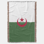 Algerische Flagge Decke (Vorderseite Vertikal)