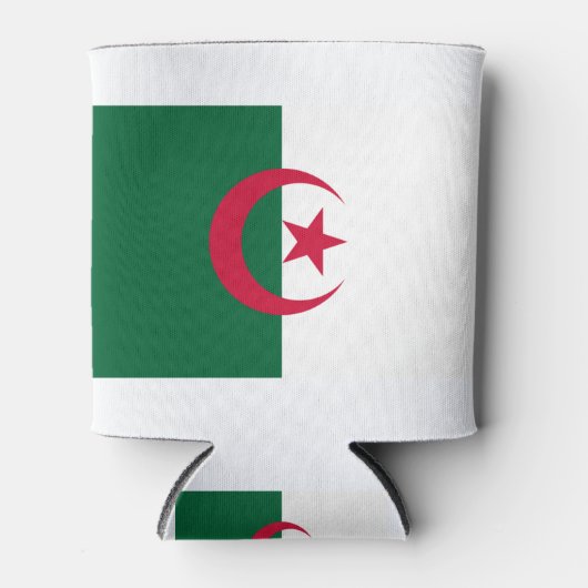 algerische Flagge Dosenkühler (Vorderseite)