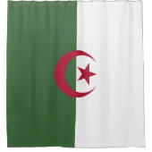 Algerische Flagge Duschvorhang (Vorderseite)