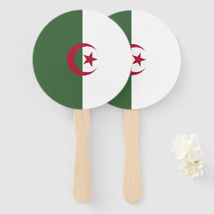 Algerische Flagge Fächer