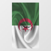 algerische Flagge Fensteraufkleber (Blatt)