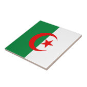 algerische Flagge Fliese (Seite)