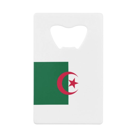 algerische Flagge Geldbeutel Flaschenöffner (Vorderseite)