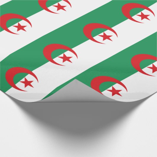 algerische Flagge Geschenkpapier (Ecke)