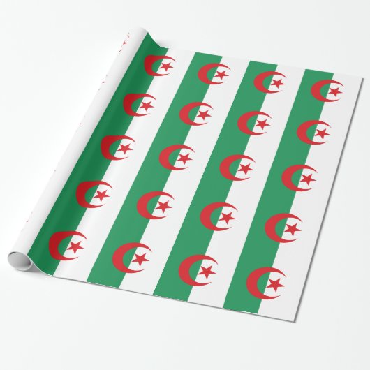 algerische Flagge Geschenkpapier (Ungerollt)
