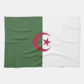 Algerische Flagge Geschirrtuch (Horizontal)