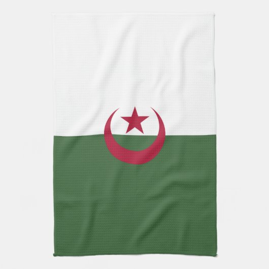 Algerische Flagge Geschirrtuch (Vertikal)