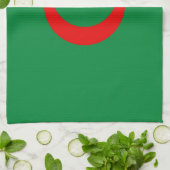 Algerische Flagge Geschirrtuch (Gefaltet)