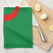 Algerische Flagge Geschirrtuch (Viertel Falte)