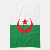 Algerische Flagge Geschirrtuch (Vertikal)