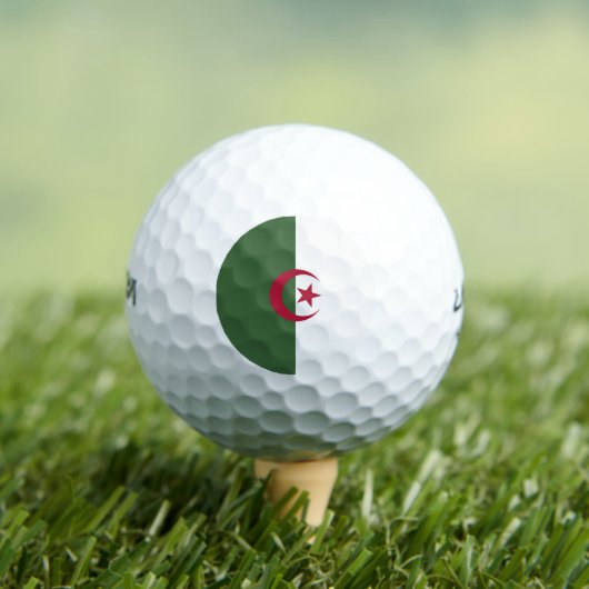 Algerische Flagge Golfball (Insitu T-Shirt)