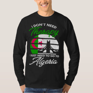 Algerische Flagge I Algerien-Flagge I Urlaub I Alg T-Shirt